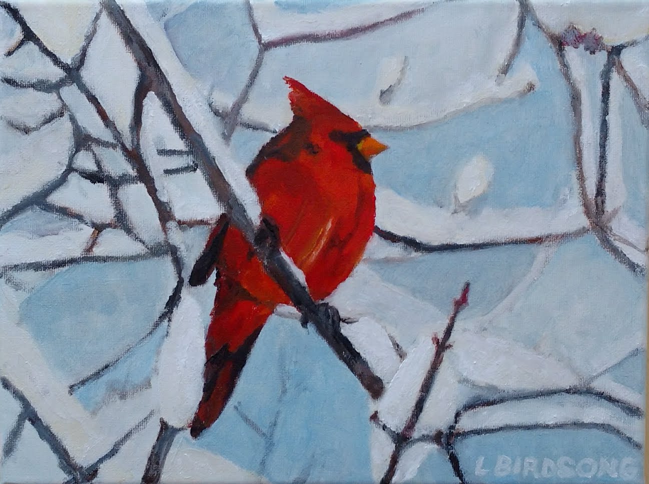 Snow Cardinal